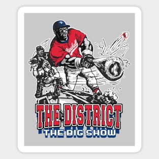 The District Big Stick Baseball Slugger Magnet